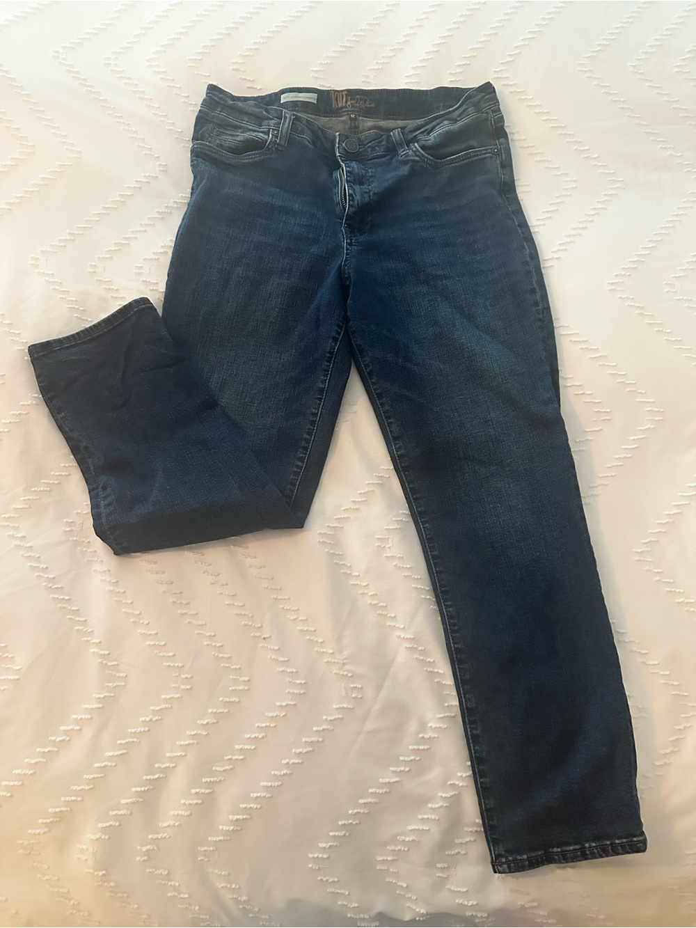 Kut from the Kloth Dark Indigo Straight Leg Jeans